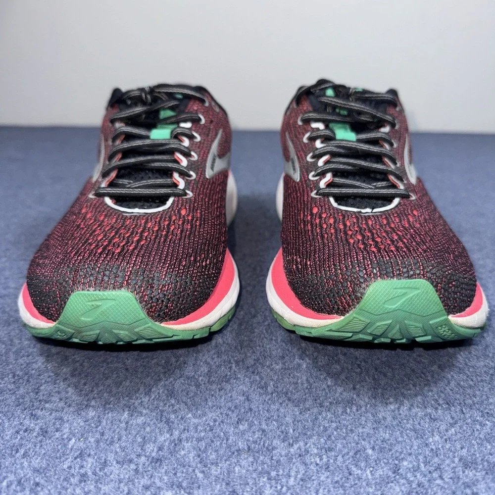 Brooks Ghost 11 1202771B017 Running Shoes Womens Size 9.5 Black/Pink Athletic
